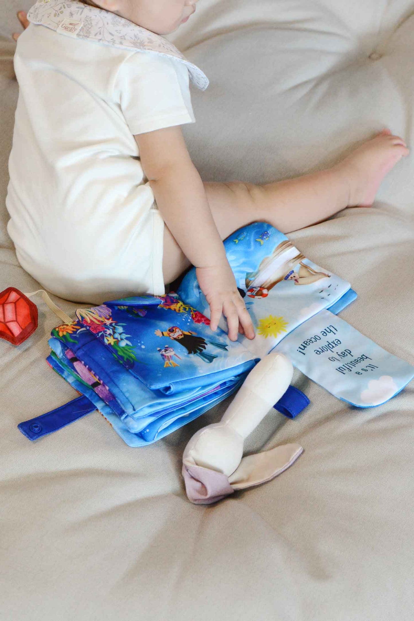 Ocean Explorer Snuggle Book with Message Dedication (14-Page)