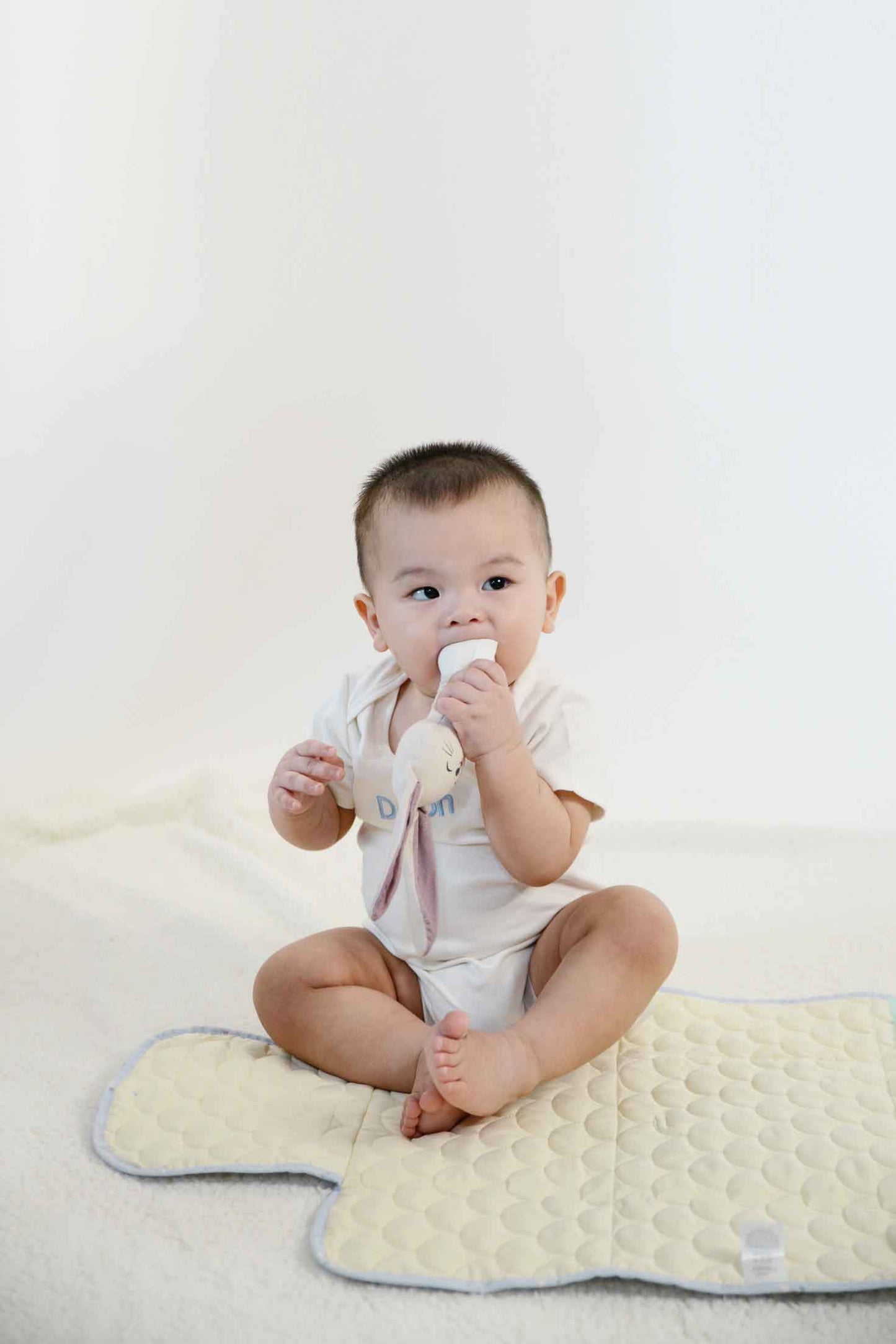 Poppy Bunny Hand Rattle, Gots