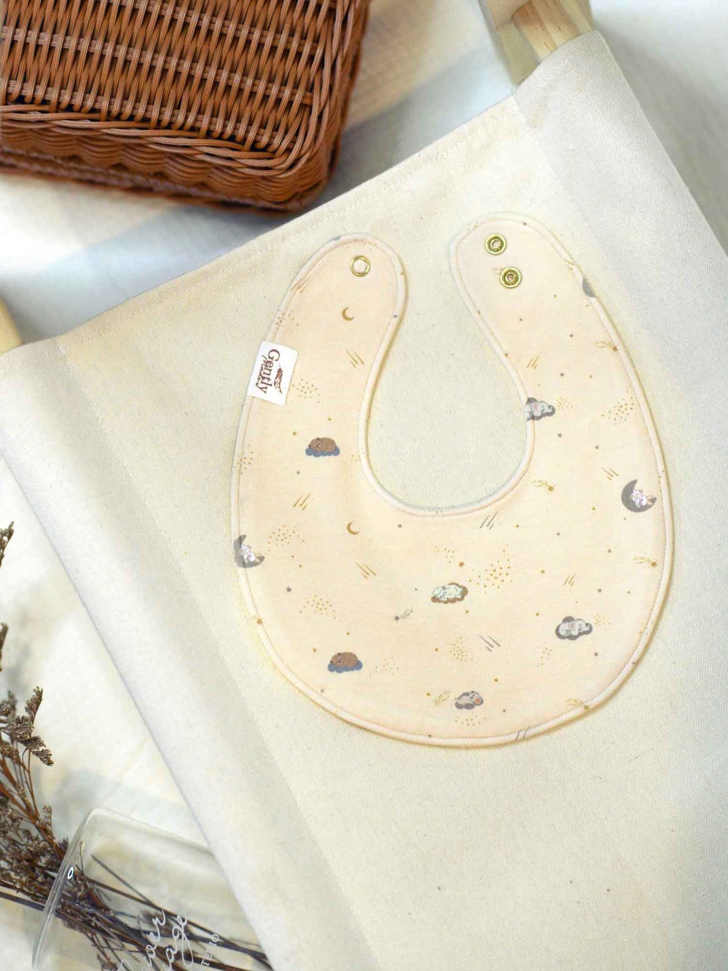 2 Pack Organic Cotton Bibs - Dream + Garden