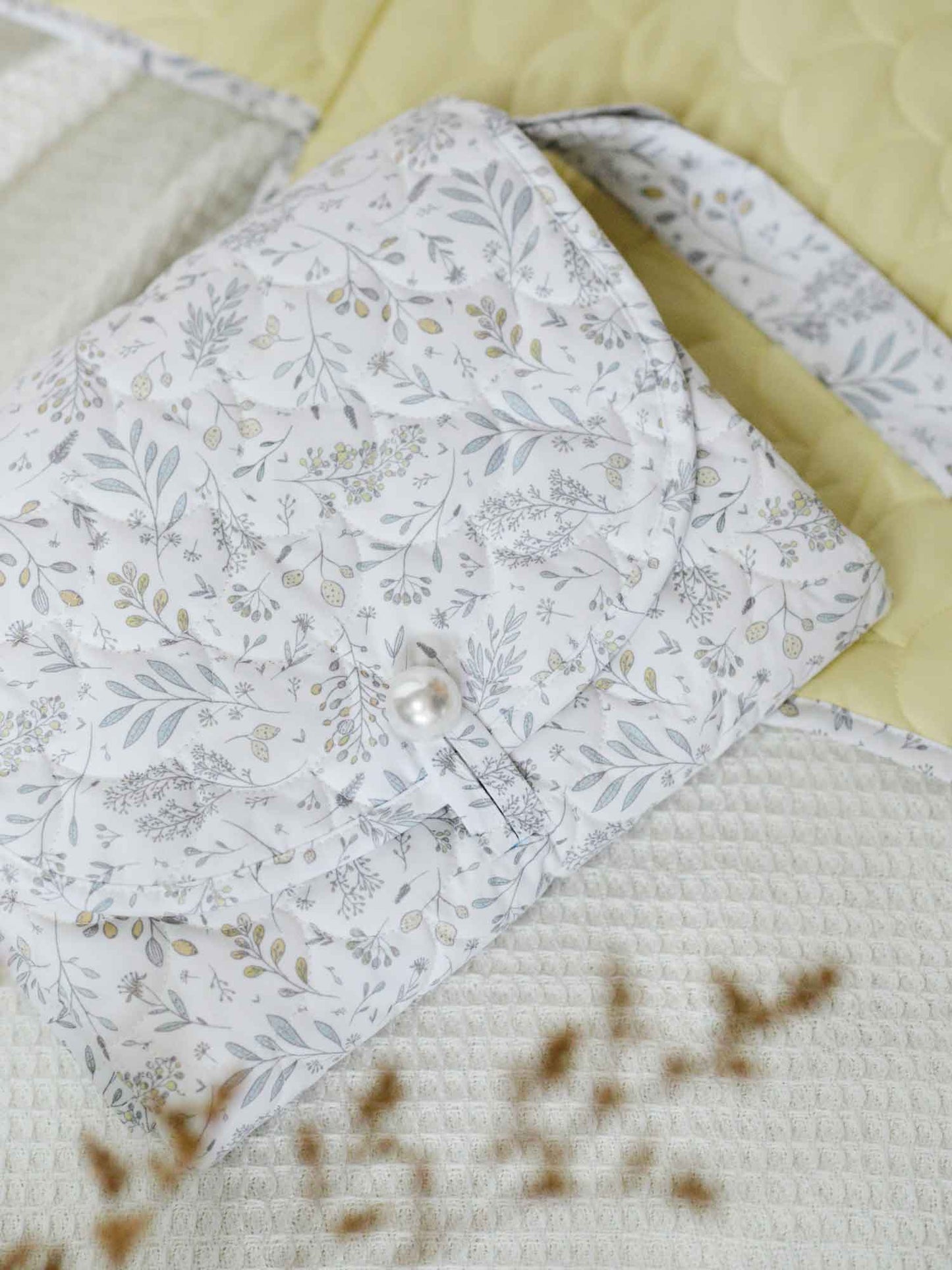 Portable Changing Mat - Garden Notes