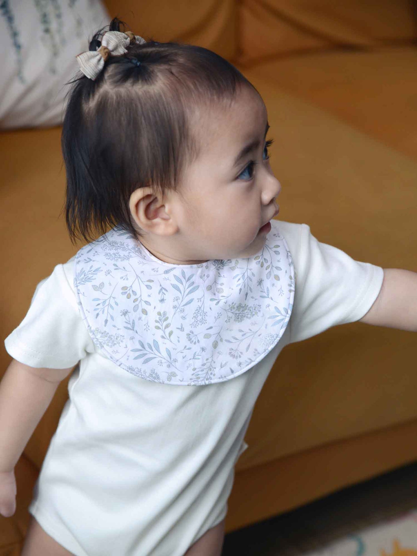 2 Pack Organic Cotton Bibs - Garden + Sea