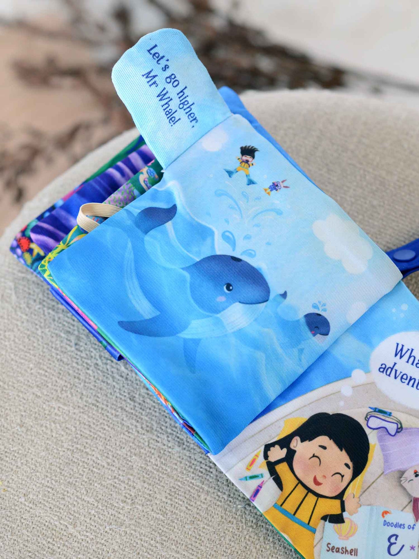 12-Page Snuggle Book Gift Set for Baby - Sea Stories