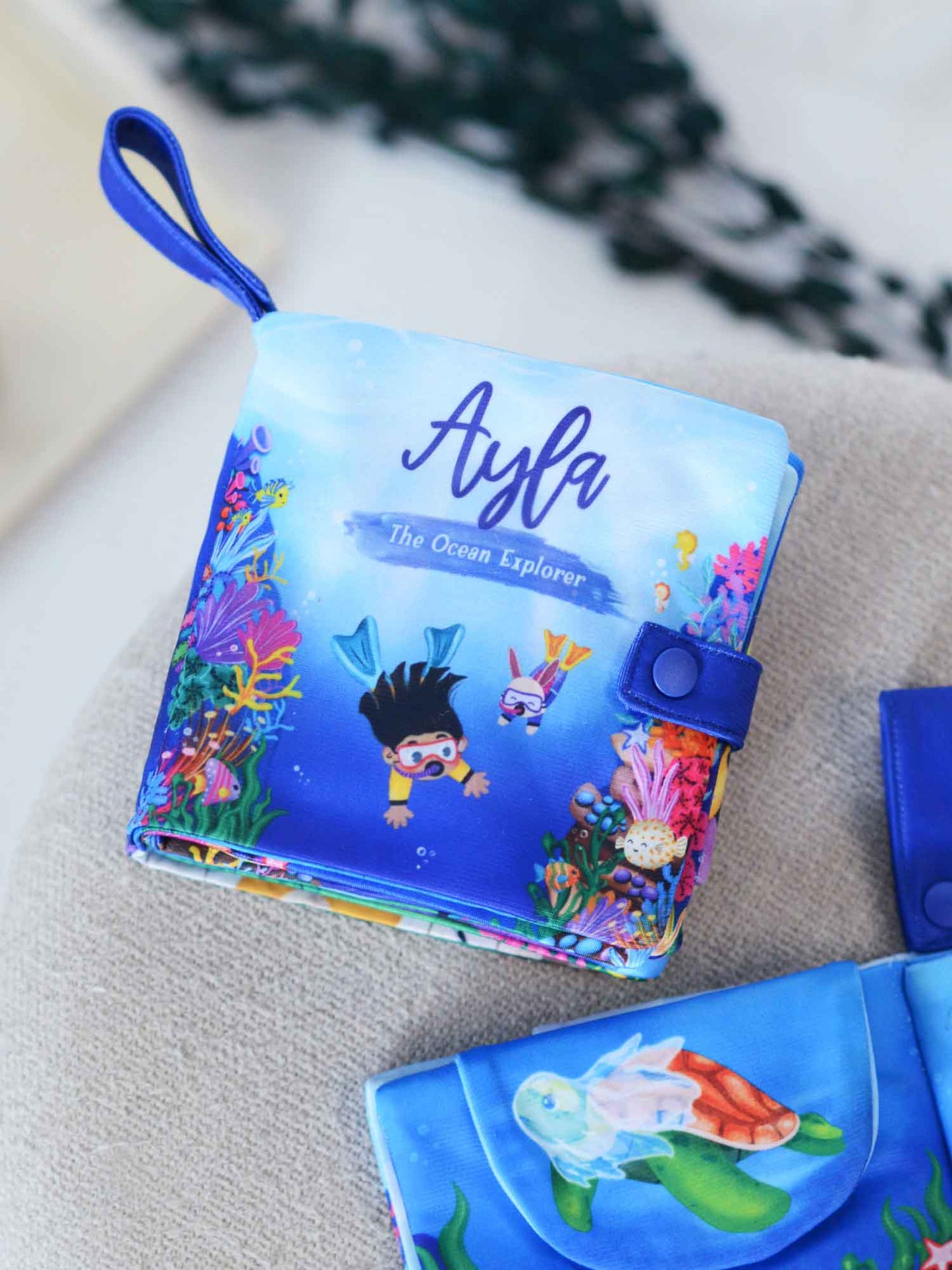 Ocean Explorer Snuggle Book with Message Dedication (14-Page)