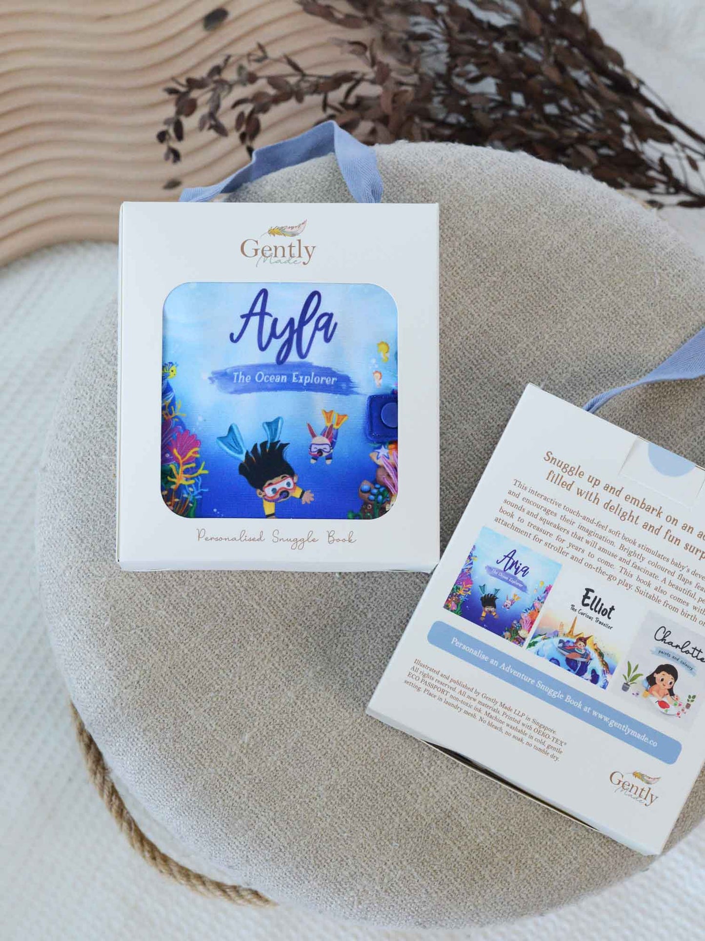 Ocean Explorer Snuggle Book with Message Dedication (14-Page)