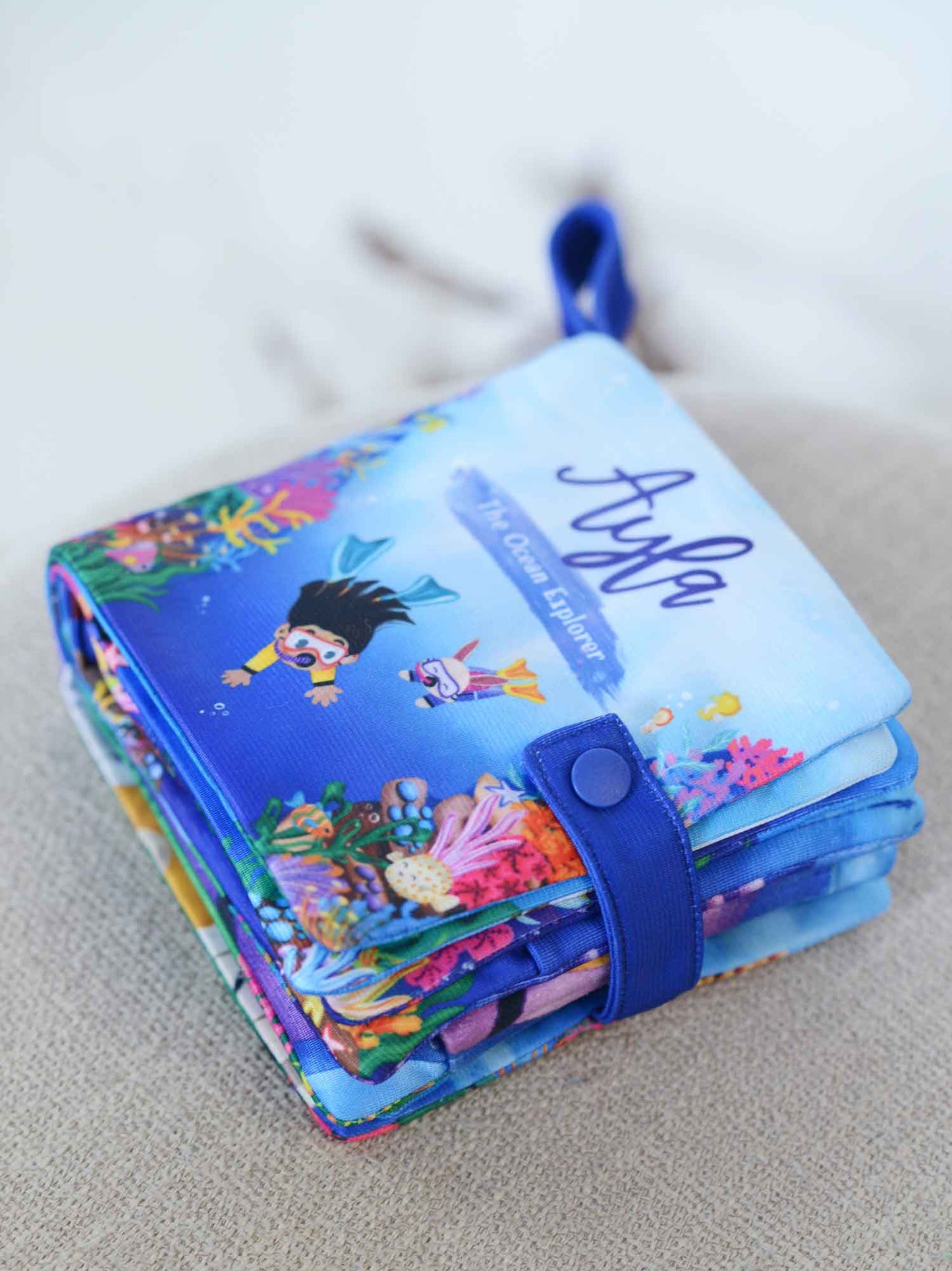Ocean Explorer Snuggle Book with Message Dedication (14-Page)