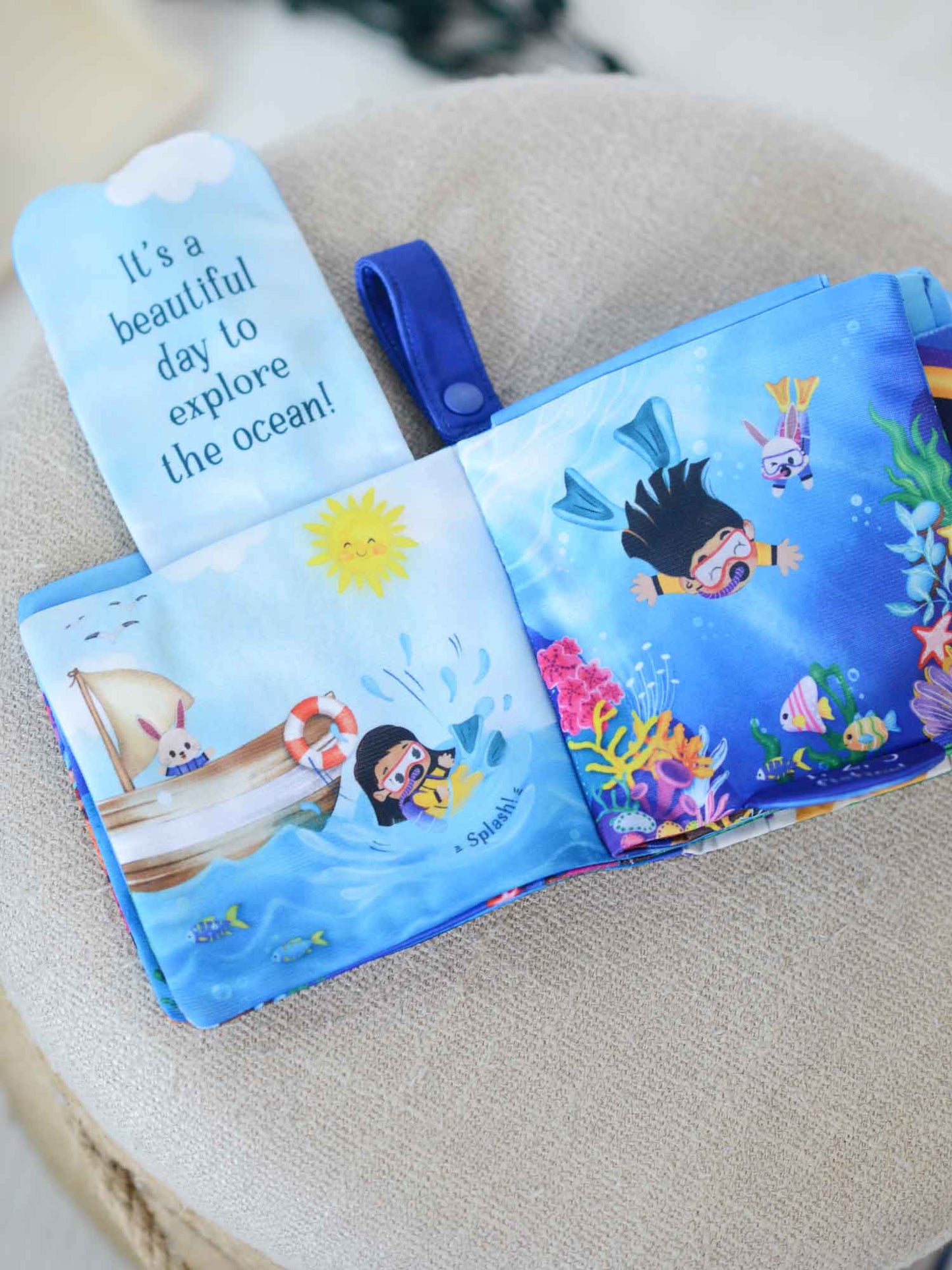 Ocean Explorer Snuggle Book with Message Dedication (14-Page)