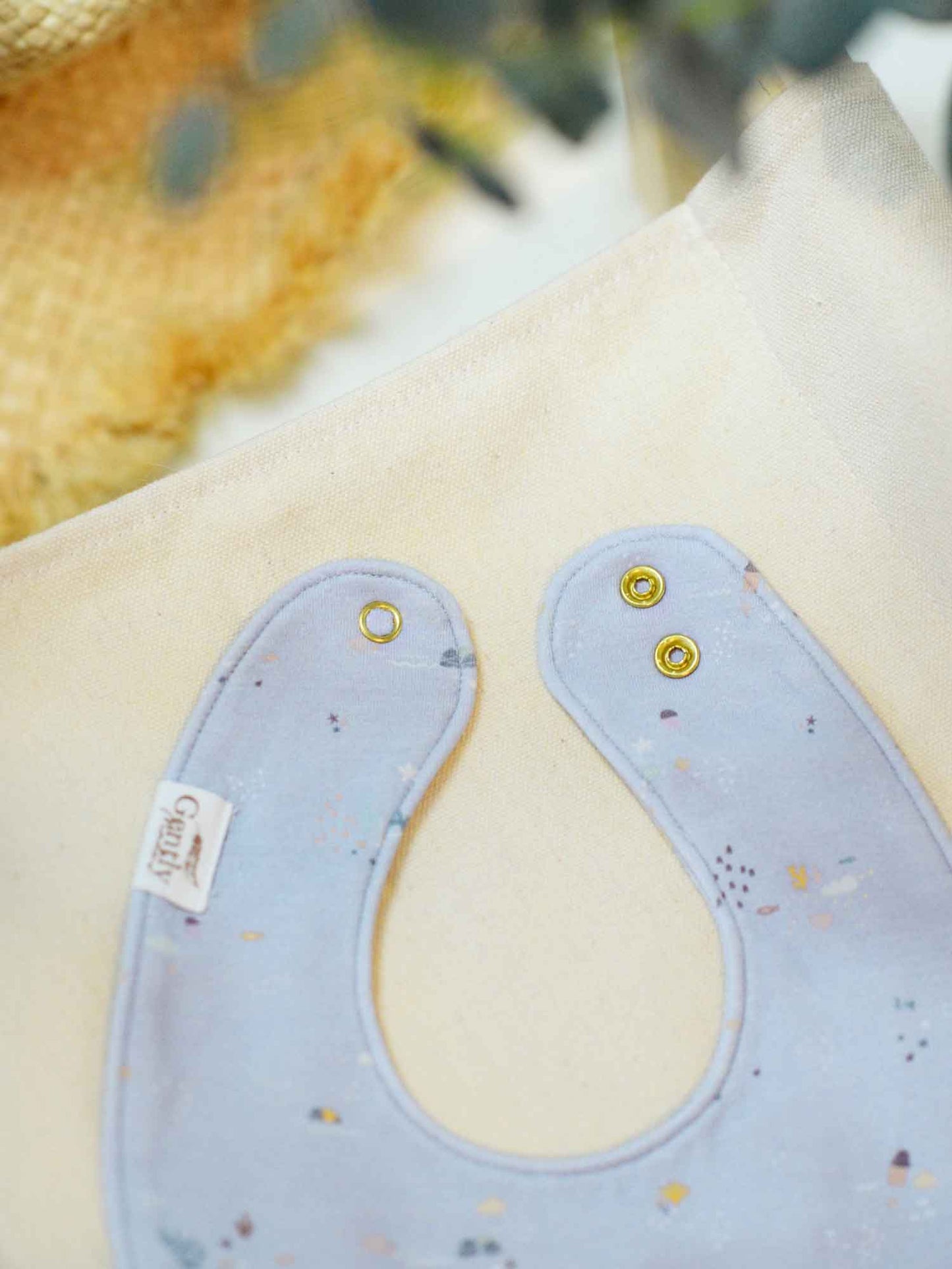 2 Pack Organic Cotton Bibs - Sea + Dream