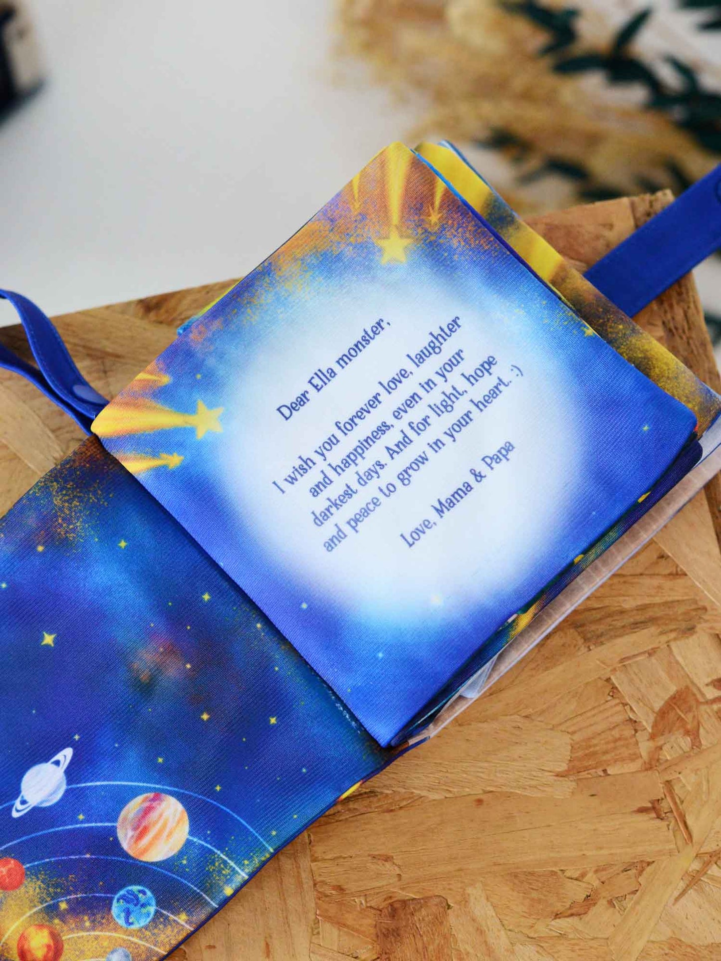 Space Explorer Snuggle Book with Message Dedication (14-Page)