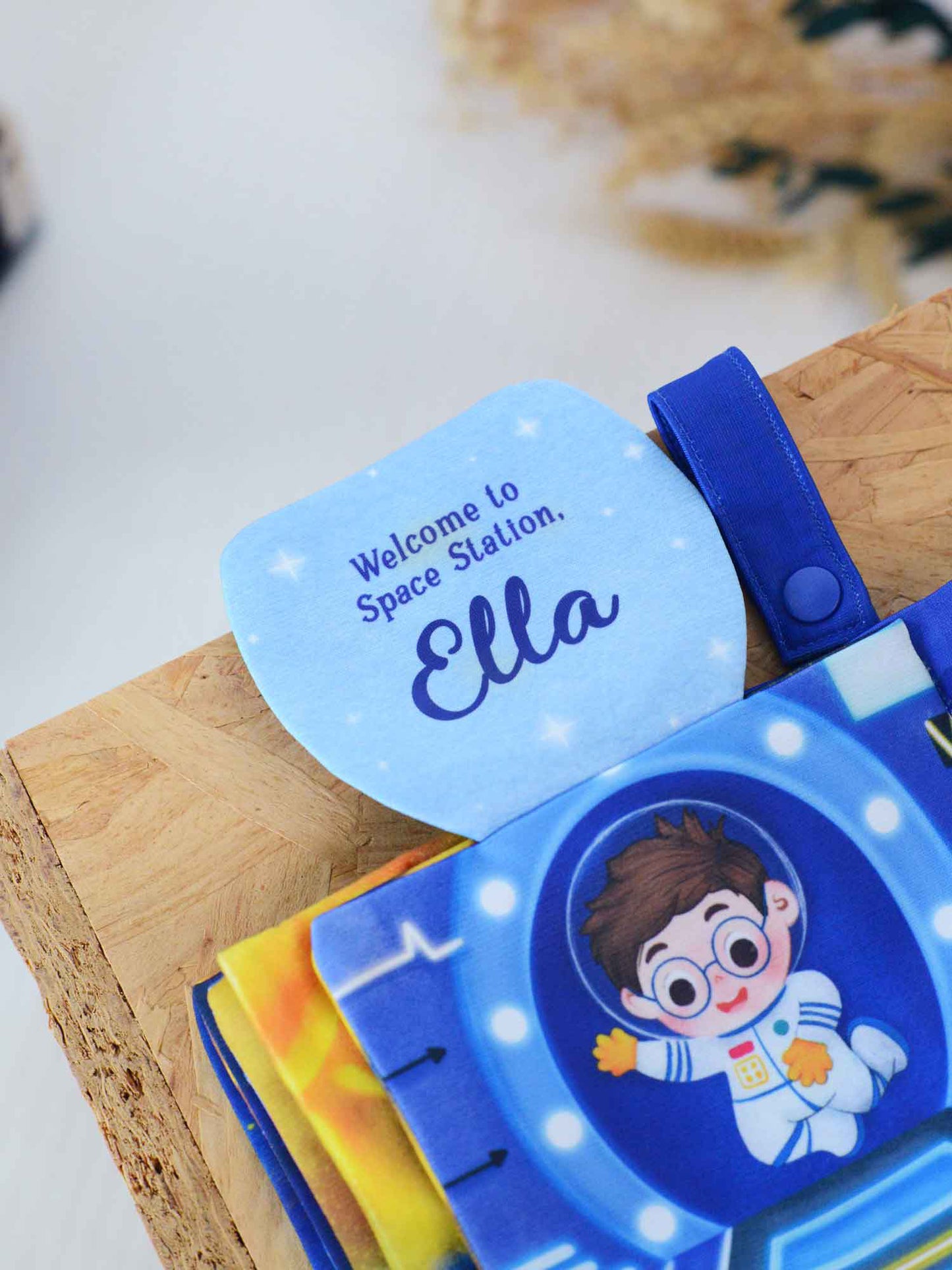 Space Explorer Snuggle Book with Message Dedication (14-Page)