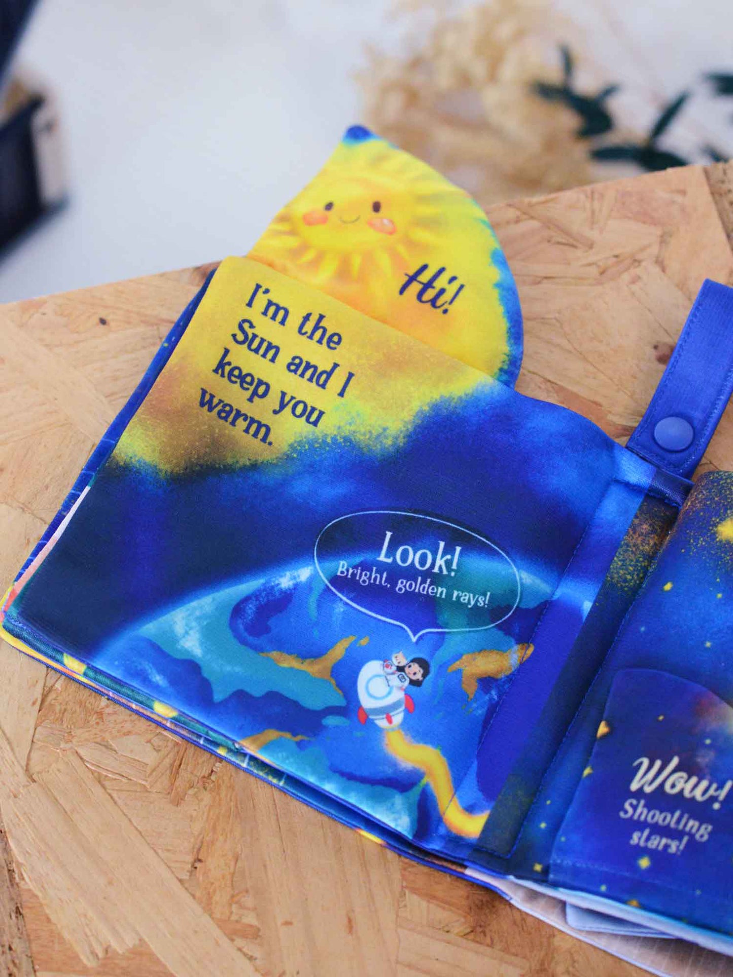 Space Explorer Snuggle Book with Message Dedication (14-Page)