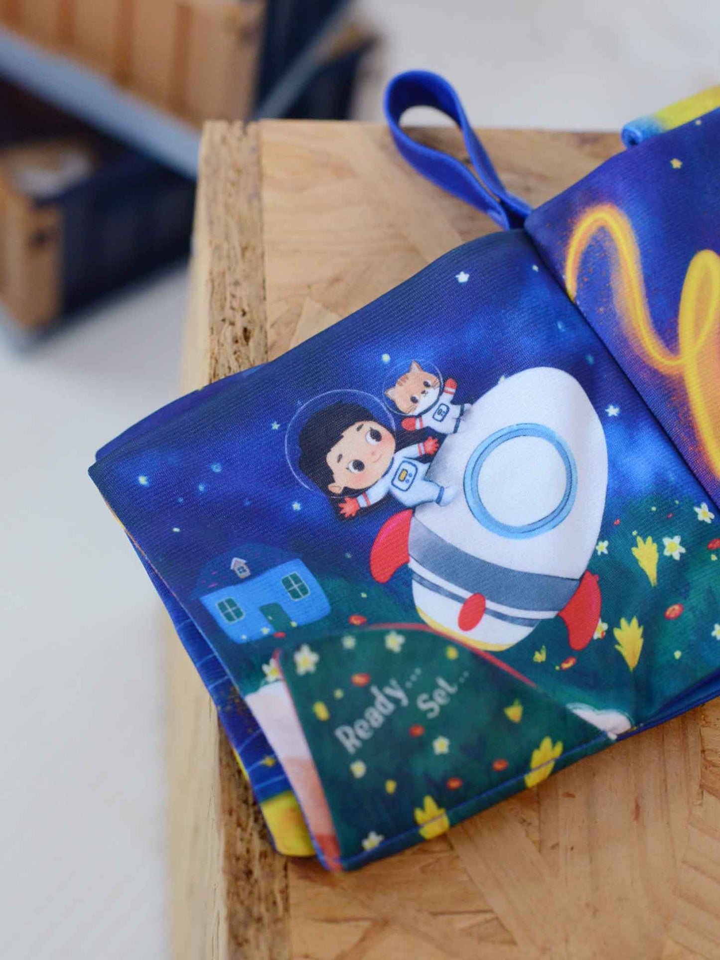 Space Explorer Snuggle Book with Message Dedication (14-Page)