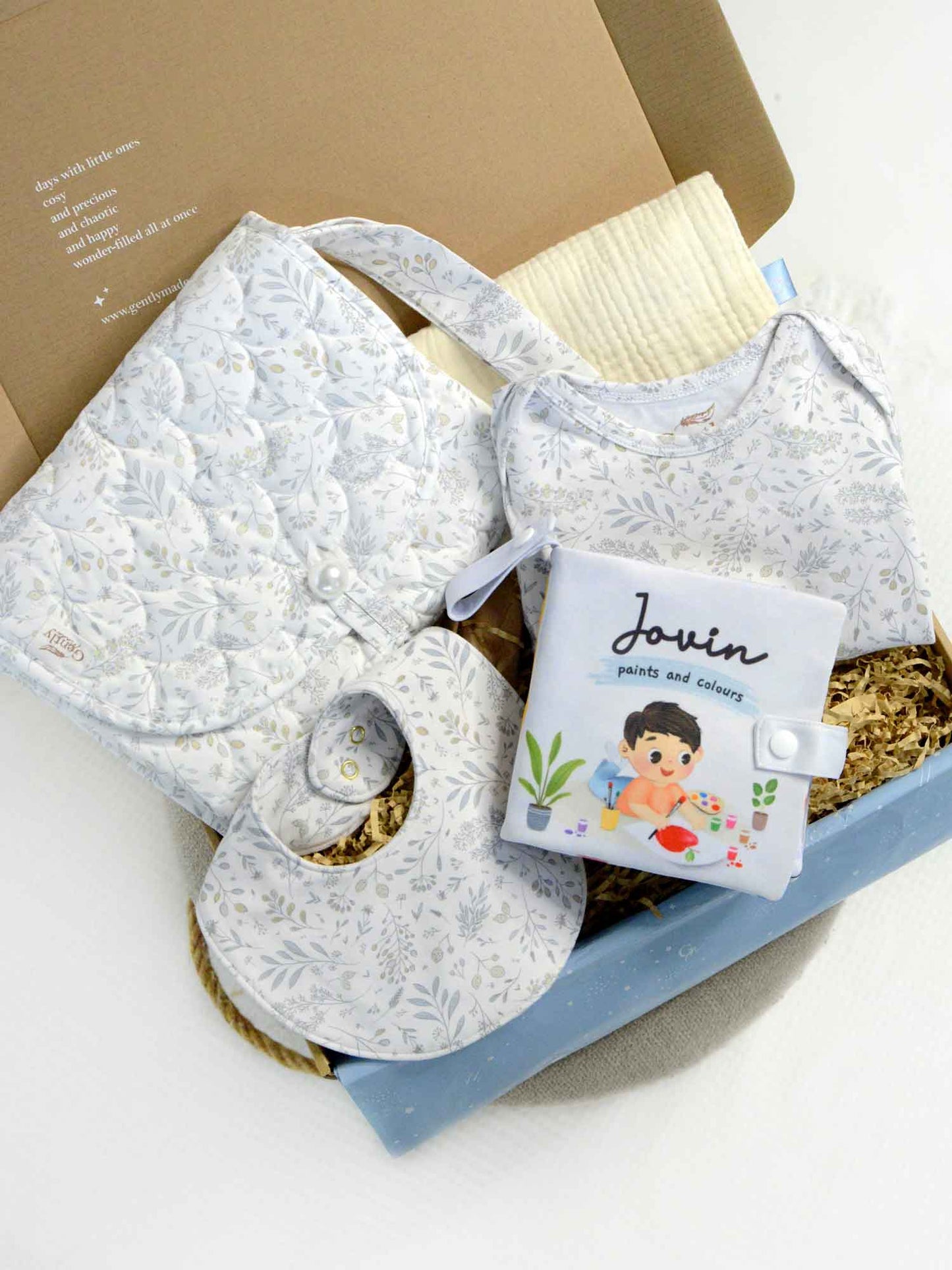 10-Page Snuggle Book Gift Set for Baby - Garden Notes