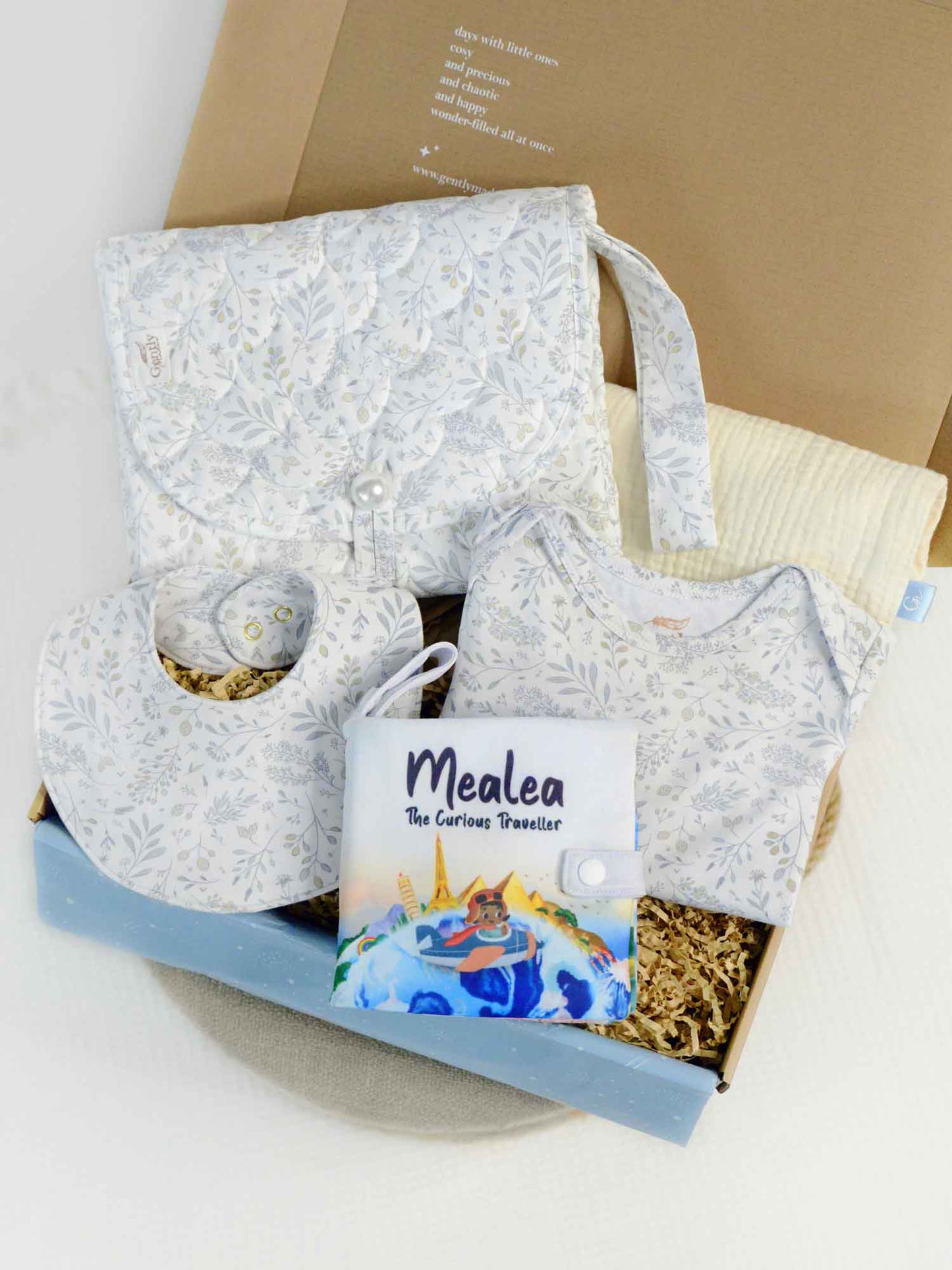 10-Page Snuggle Book Gift Set for Baby - Garden Notes