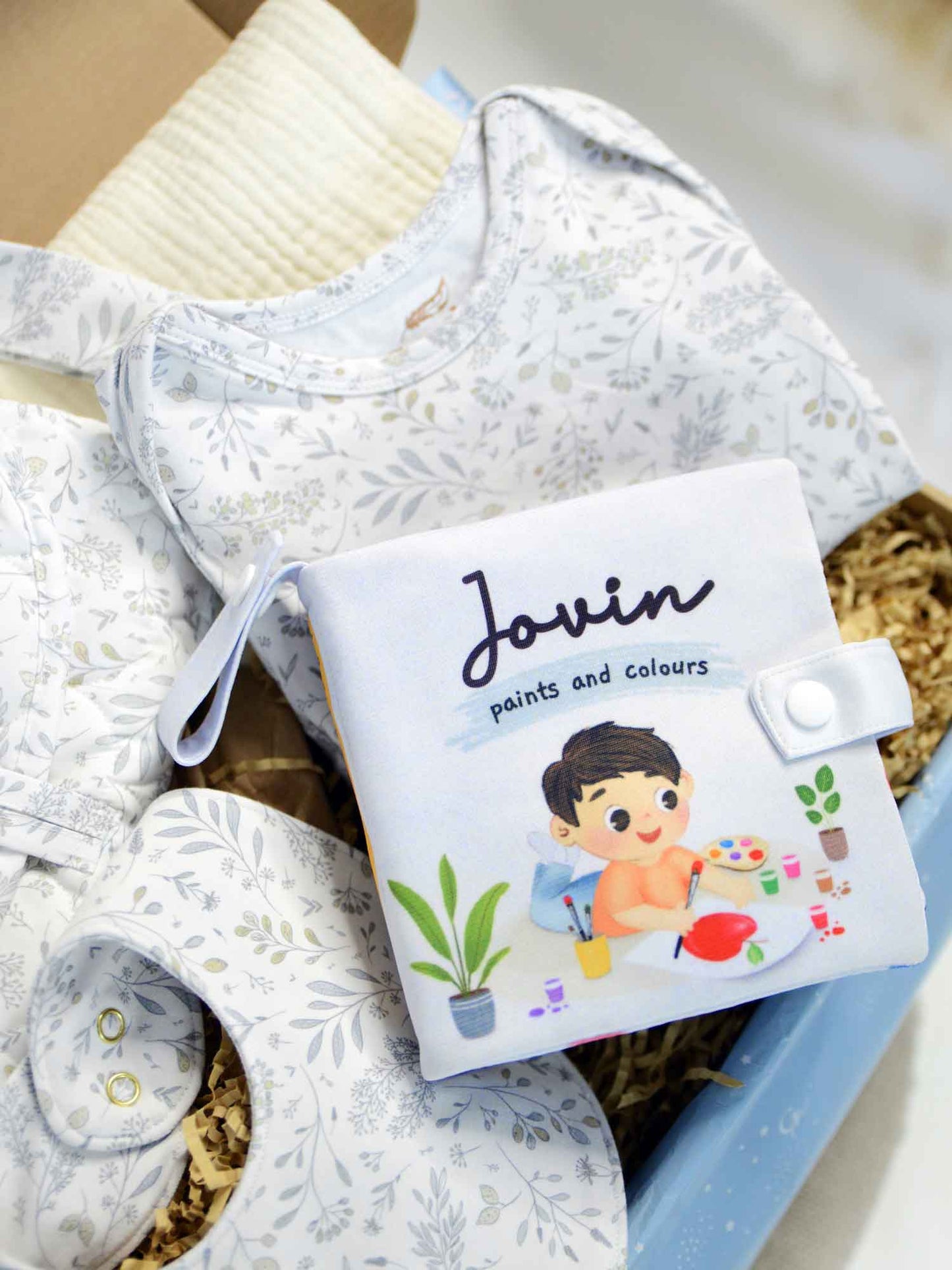 10-Page Snuggle Book Gift Set for Baby - Garden Notes