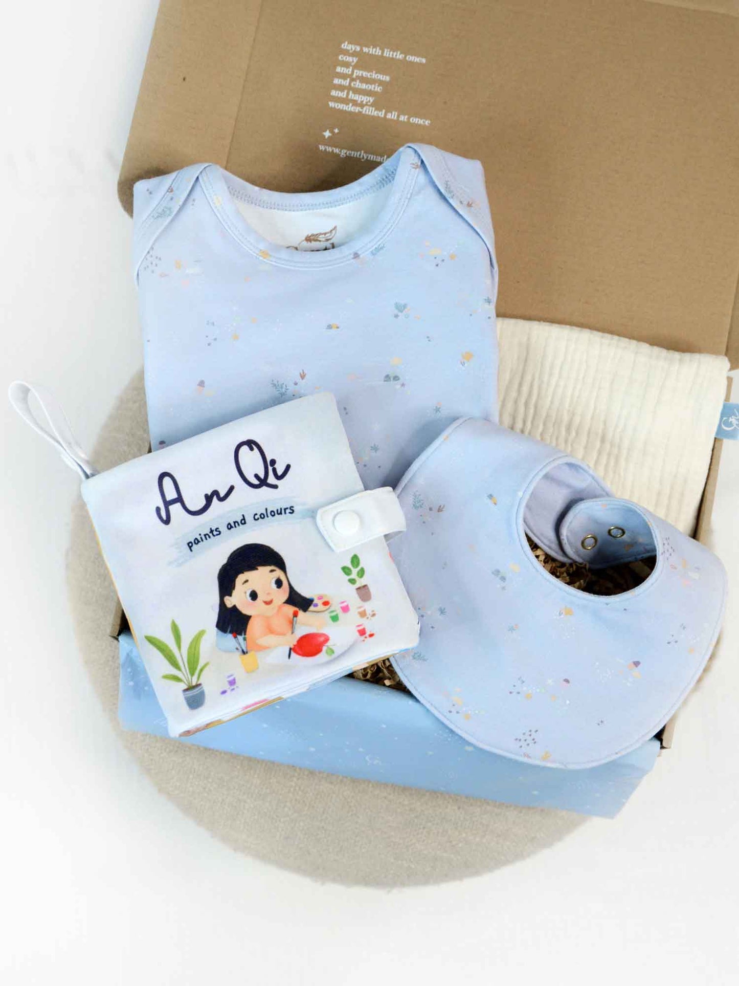 10-Page Snuggle Book Gift Set for Baby - Sea Stories