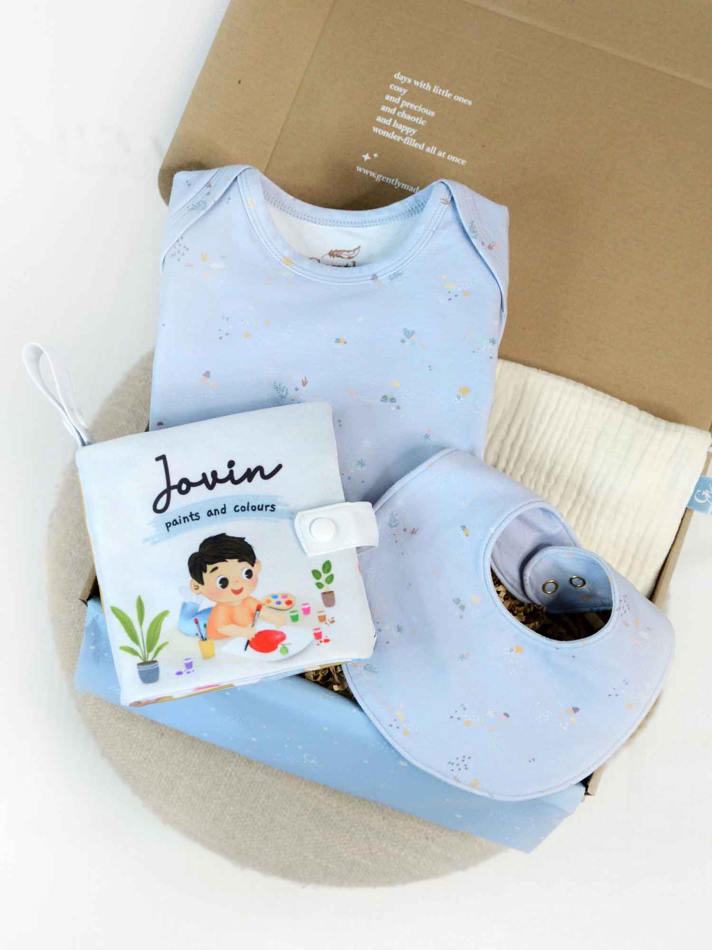 10-Page Snuggle Book Gift Set for Baby - Sea Stories