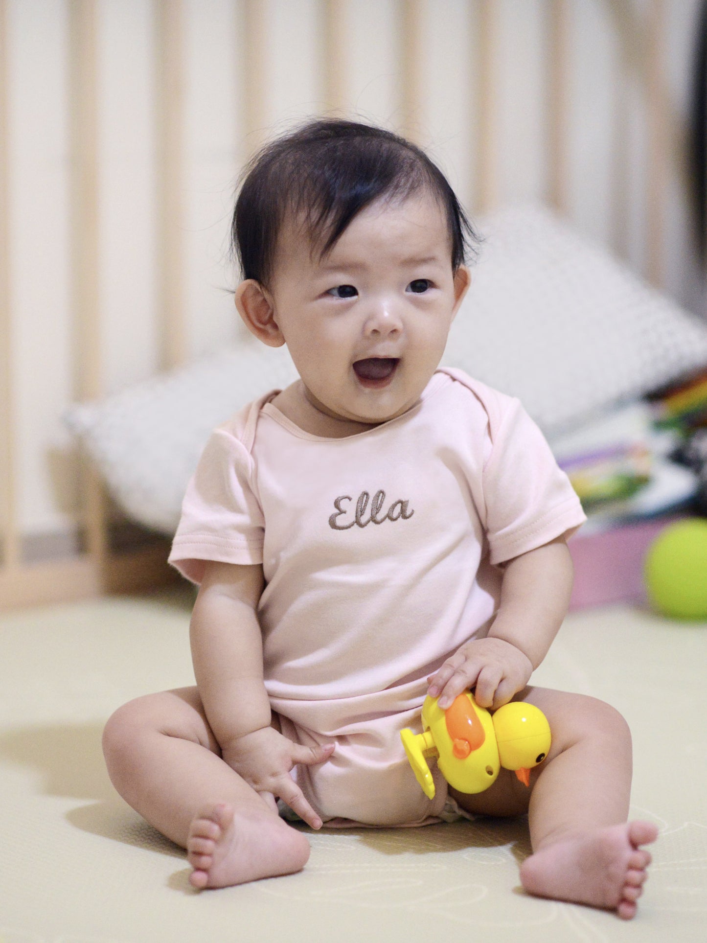 Personalised Embroidered Gift Set for Newborn - Pink